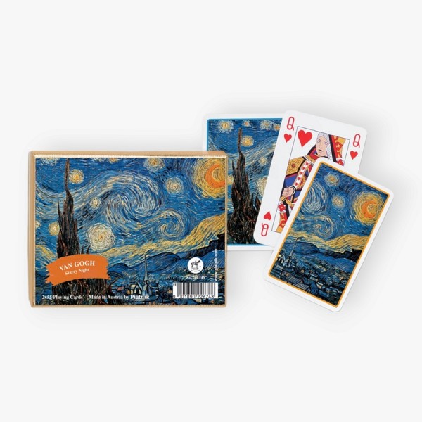 Doppelspielkarten Gogh Sternennacht