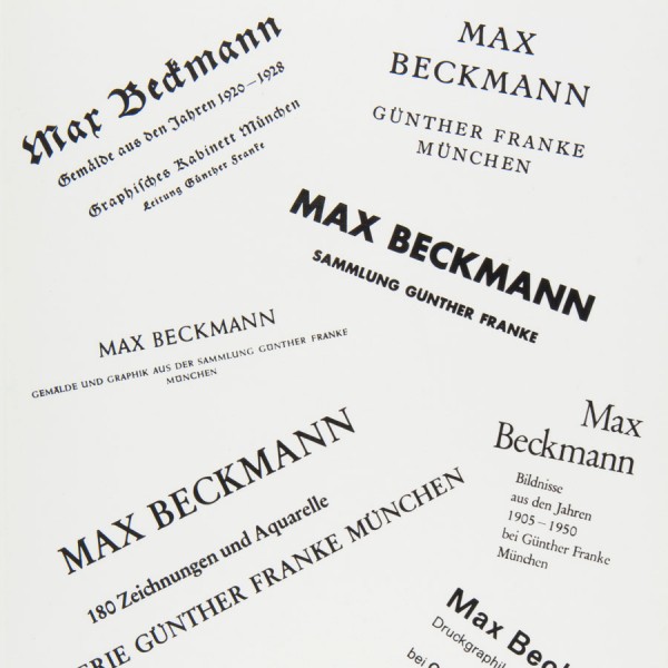 Max Beckmann und Günther Franke, Band 4
